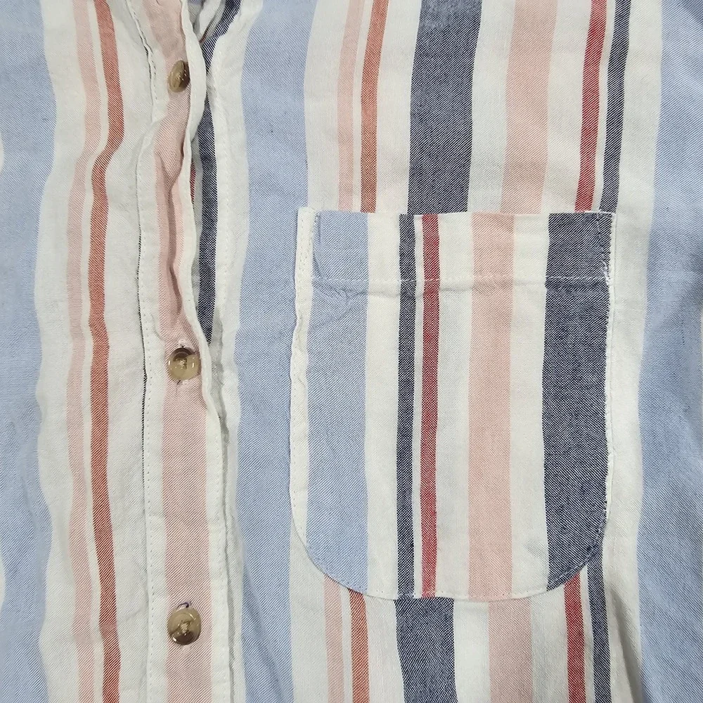 Anthropologie Maeve Sz S Chatham Striped Shirt longsleeve Women's - Picture 3 of 7